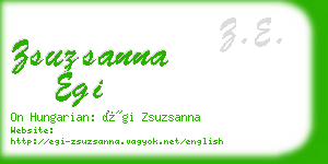 zsuzsanna egi business card